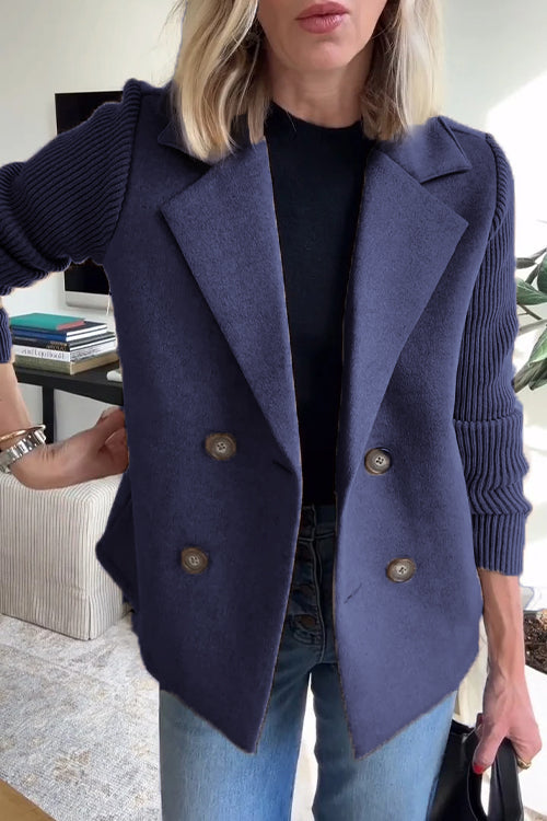 Allison - Elégant Tricoté Blazer