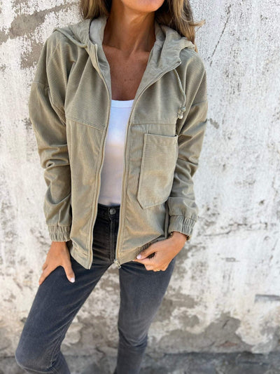 Veste décontractée avec capuche