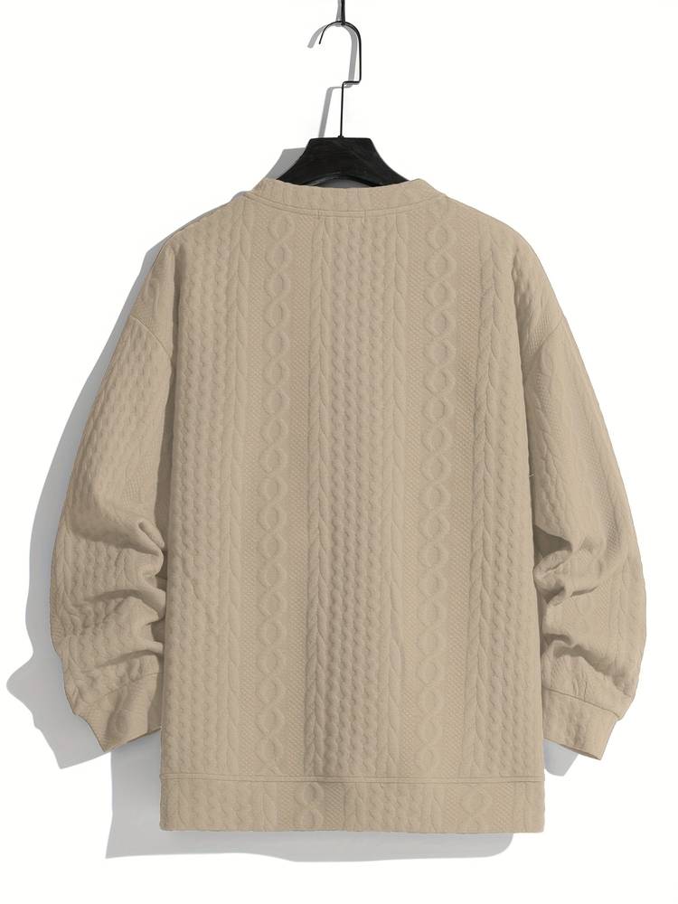 Victor Pull Homme – Tricot Torsadé et Chaleur Intemporelle