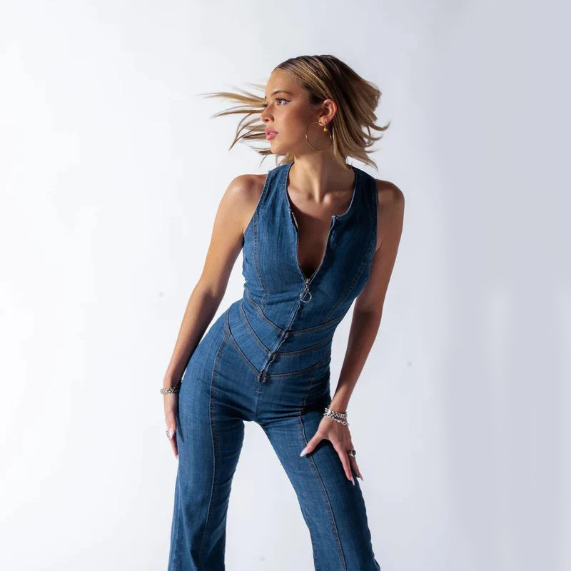 Aimee | Chic Denim Jumpsuit