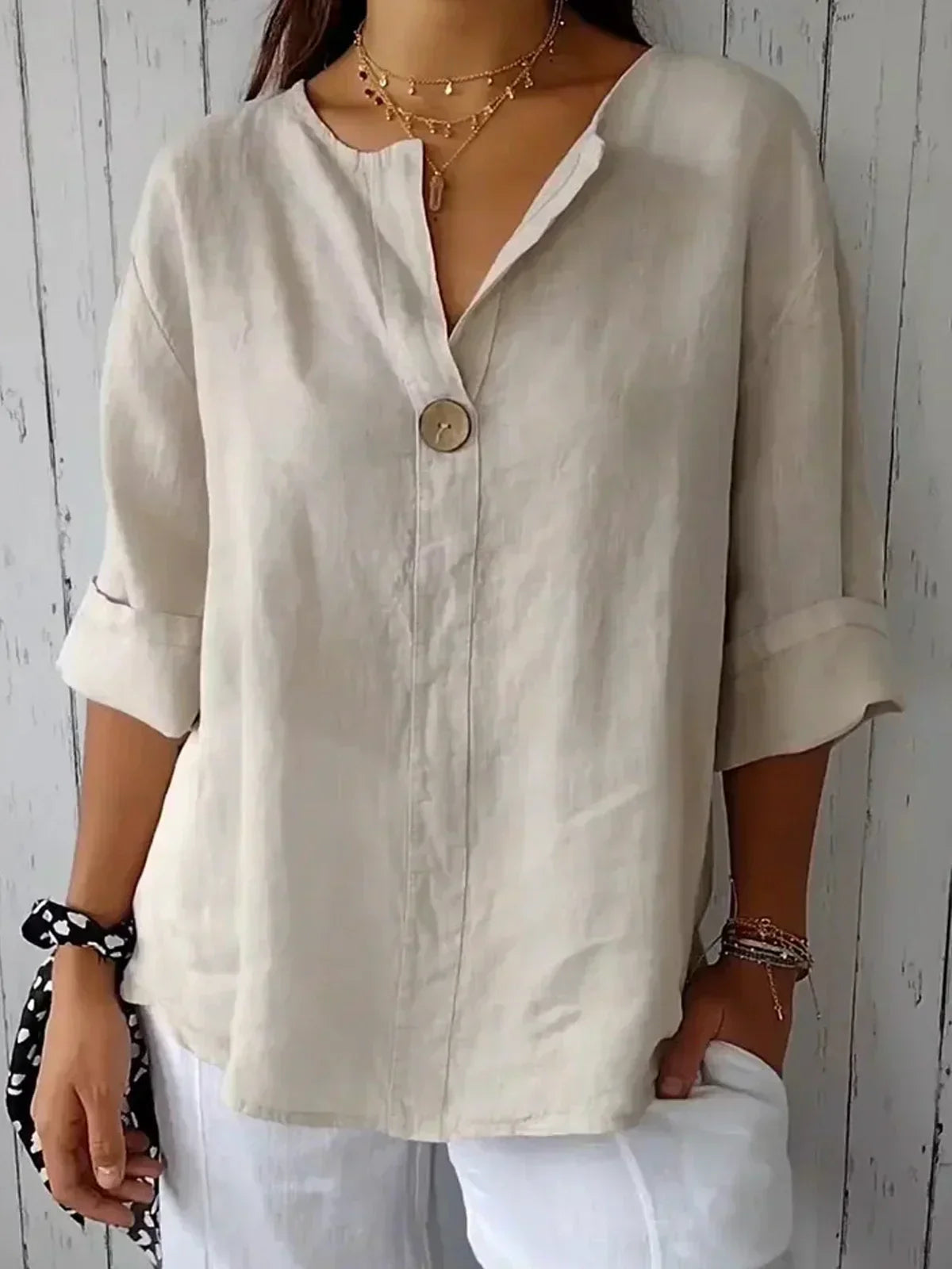 Yara - Blouse Chic Décontractée