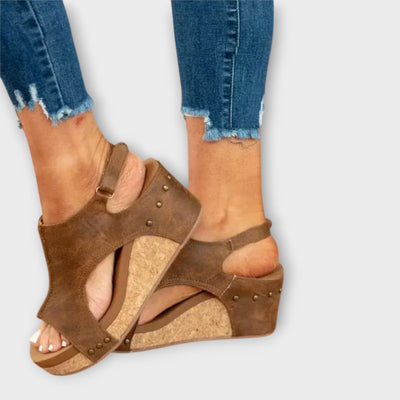 Valery - Sandales orthopédiques en cuir
