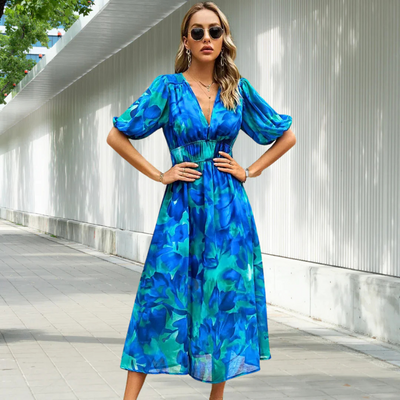 Tianna | Robe d'Été Légère à Imprimé Floral pour Femme