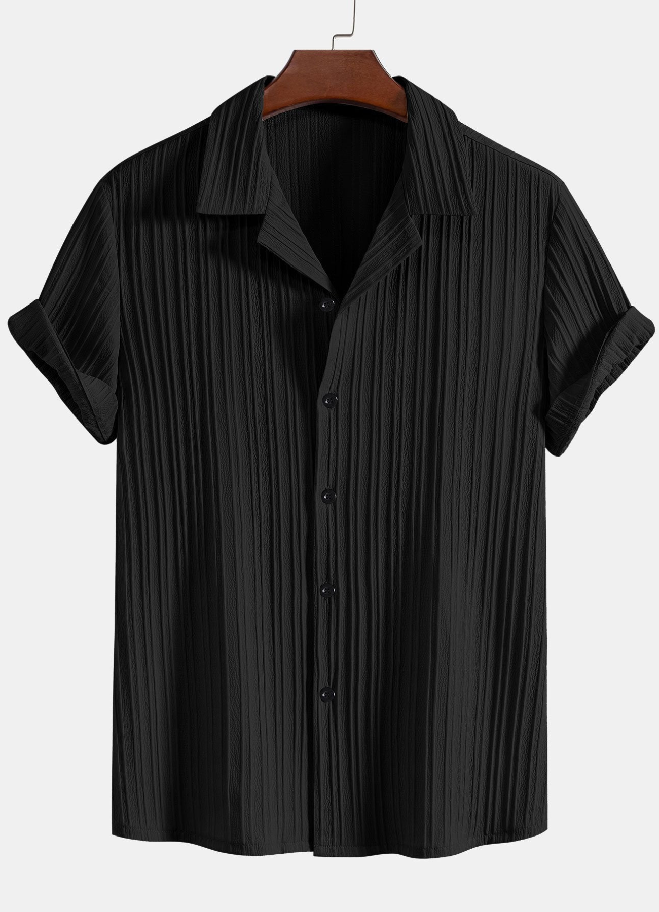 Malcolm | Chemise Manche Courte Pour Hommes | Blanc