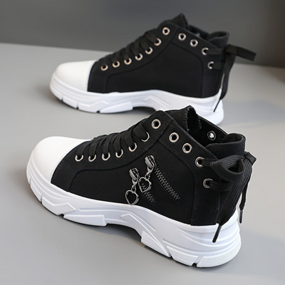 Dawna | Sneaker Orthopédiques Pour Femme | Noir