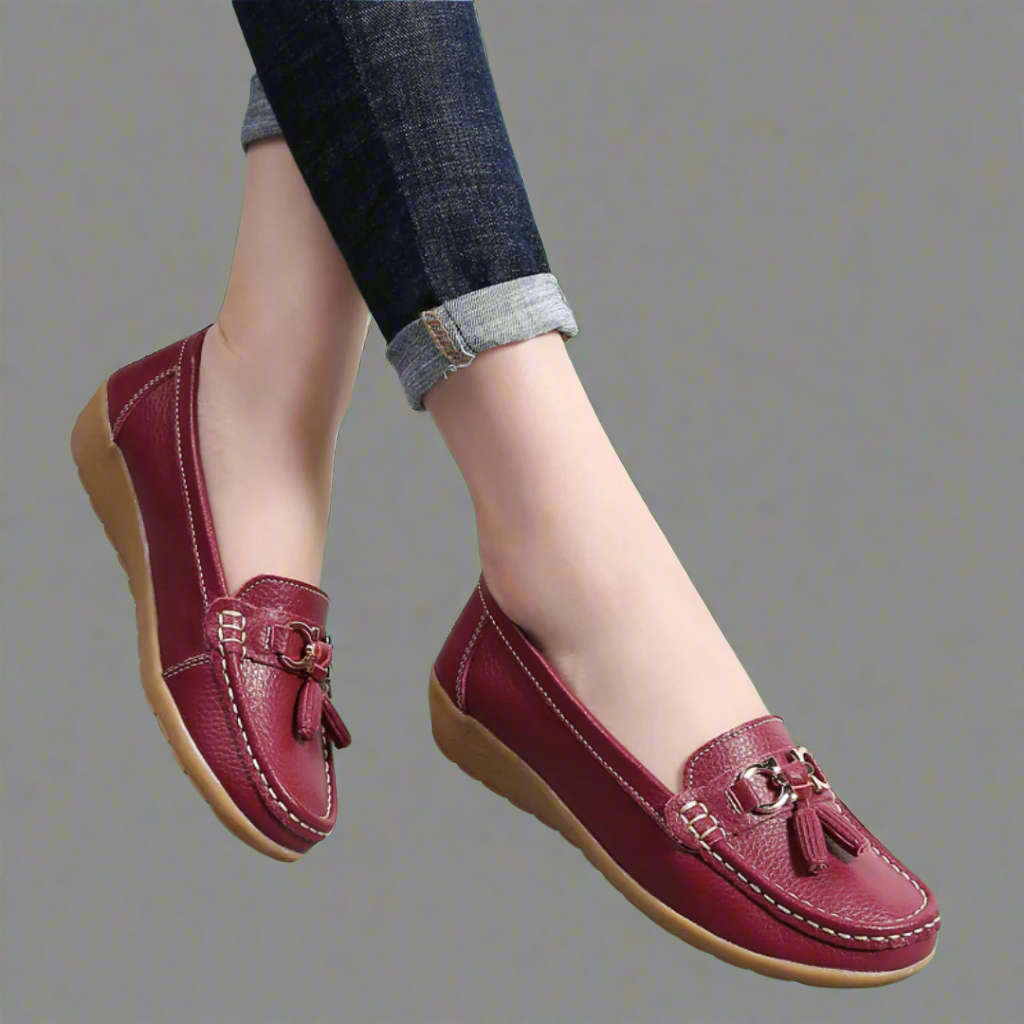 Adeltraut | Mocassins en cuir confortables faits à la main