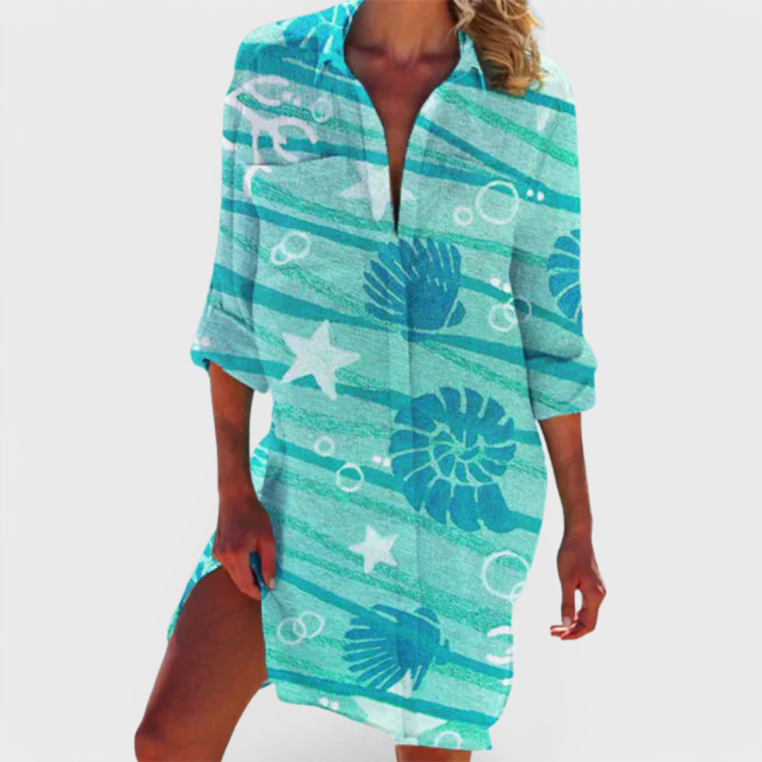 VIRGINIE | ROBE CHEMISE D'ÉTÉ LÉGÈRE