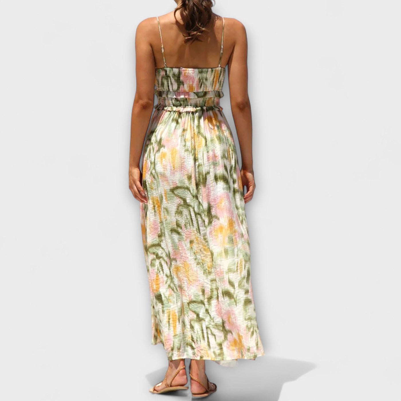 Annalise | Robe fluide à imprimé audacieux
