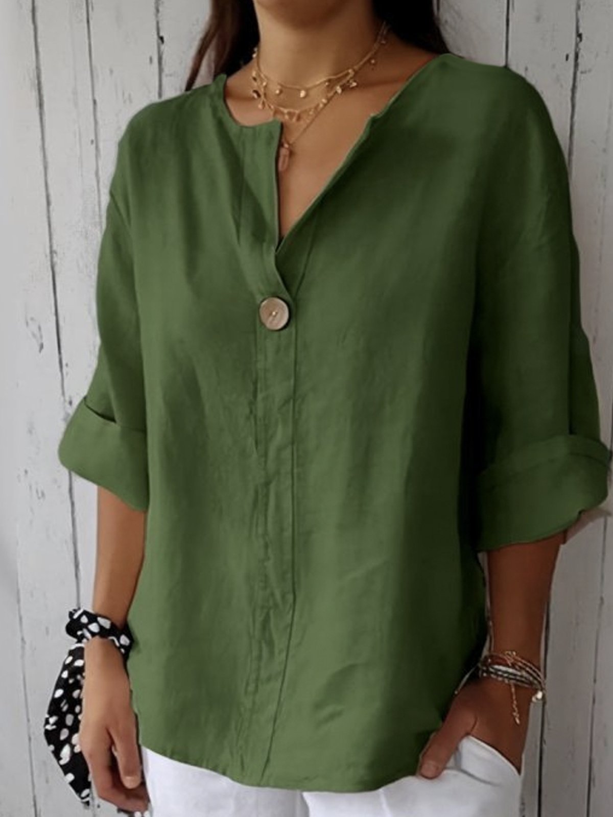 Yara - Blouse Chic Décontractée