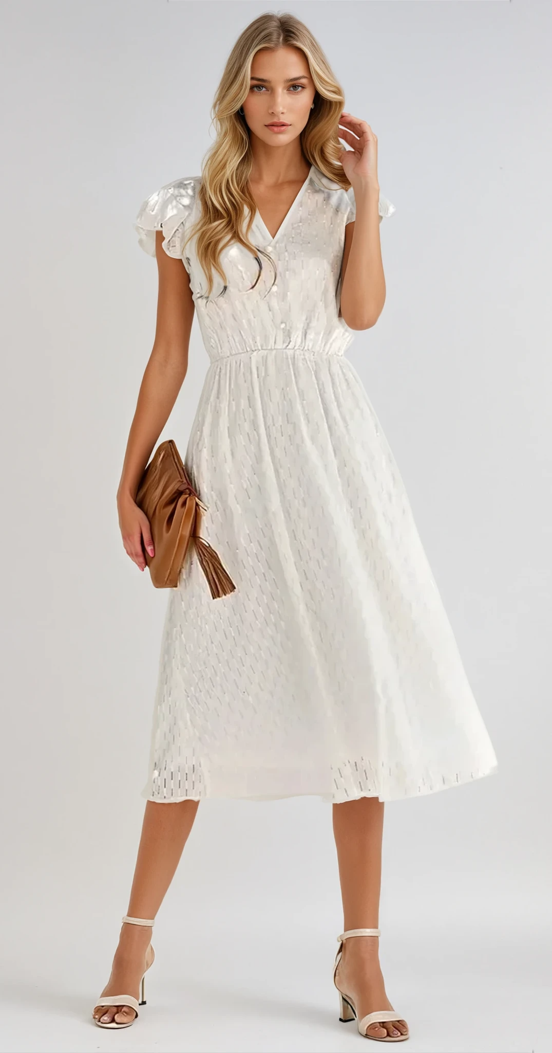 Noémie - Robe d'été élégante en tissu léger