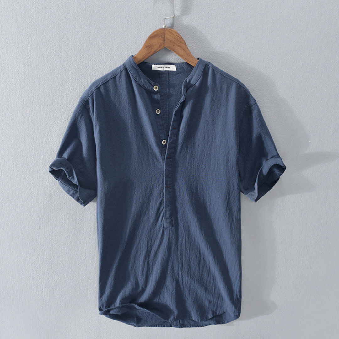 Landon | Chemise Manche Courte Pour Hommes | Décontracté