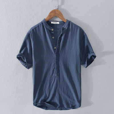 Landon | Chemise Manche Courte Pour Hommes | Décontracté