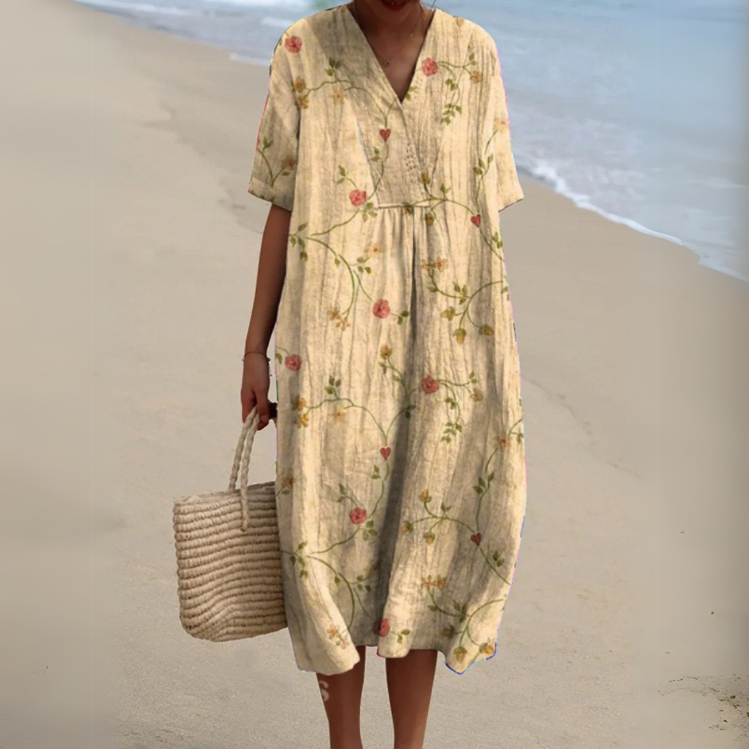 Sarah | Robe élégante avec imprimé floral