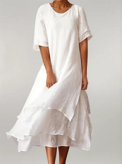 AtelierdeRocheParis™ – Robe longue élégante en coton