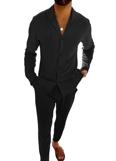 Omar | Ensemble Classique Pour Hommes | Noir