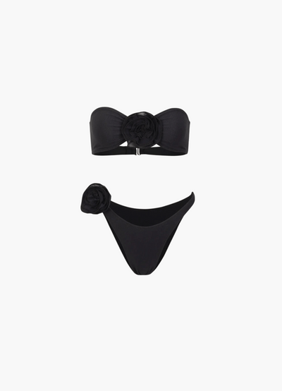 Evadne | Tankini Deux Pièces Pour Femme | Noir
