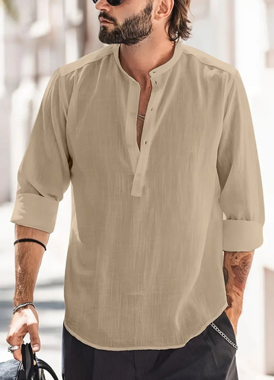Adriel | Manche Longue Pour Hommes | Chemise