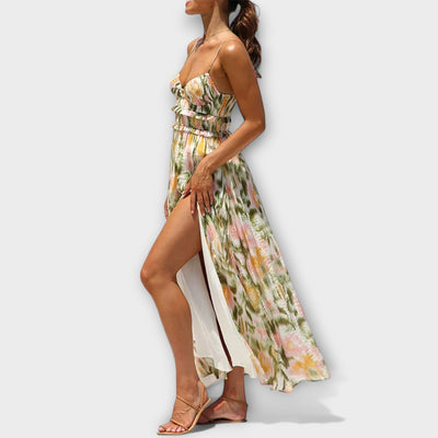 Annalise | Robe fluide à imprimé audacieux