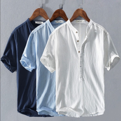 Landon | Chemise Manche Courte Pour Hommes | Décontracté