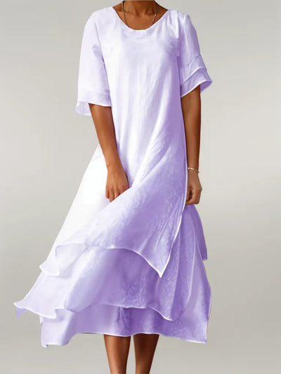 AtelierdeRocheParis™ – Robe longue élégante en coton