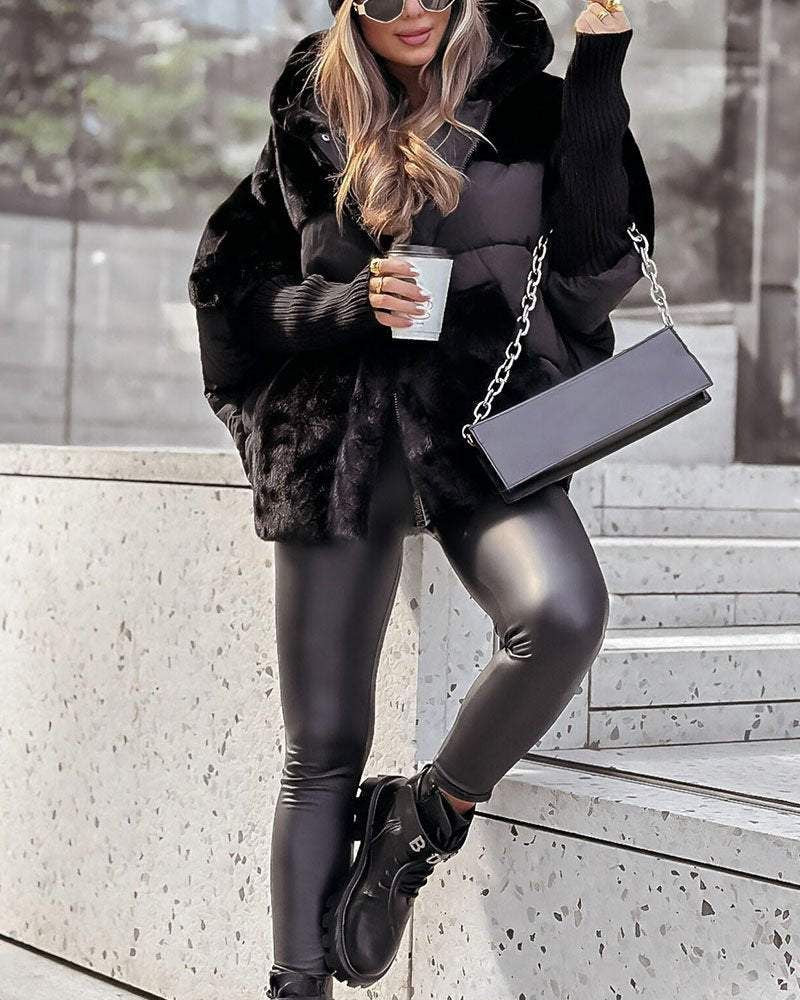 AtelierdeRocheParis - VESTE THERMIQUE À CAPUCHE