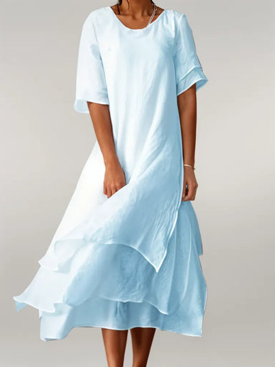 AtelierdeRocheParis™ – Robe longue élégante en coton