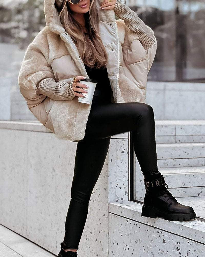AtelierdeRocheParis - VESTE THERMIQUE À CAPUCHE