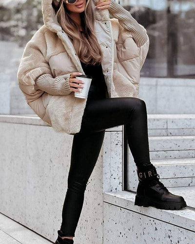 AtelierdeRocheParis - VESTE THERMIQUE À CAPUCHE