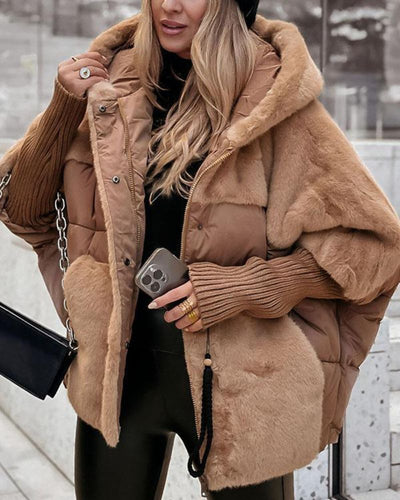 AtelierdeRocheParis - VESTE THERMIQUE À CAPUCHE