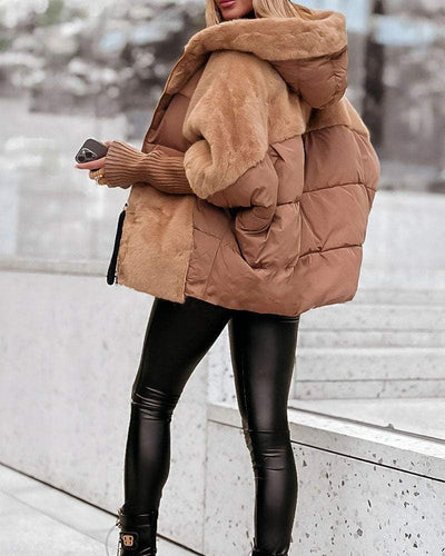 AtelierdeRocheParis - VESTE THERMIQUE À CAPUCHE