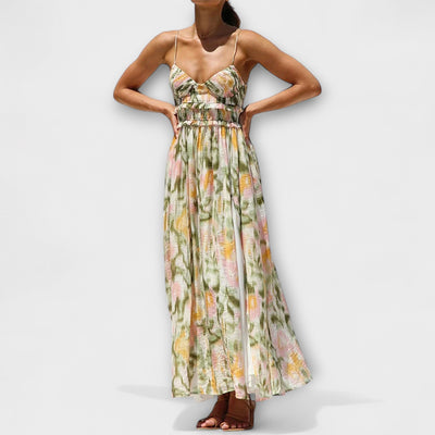 Annalise | Robe fluide à imprimé audacieux
