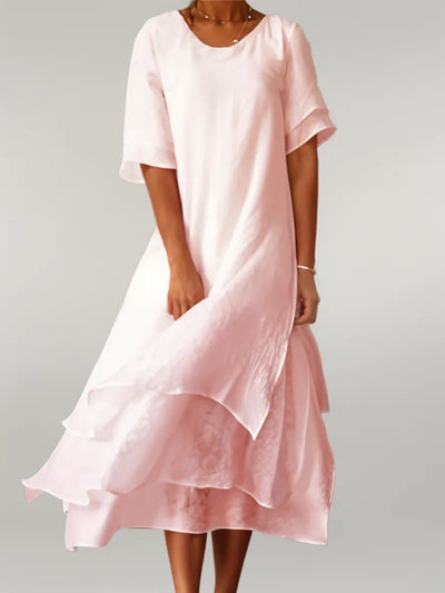 AtelierdeRocheParis™ – Robe longue élégante en coton