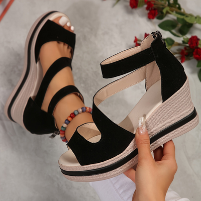 Ilsan | Sandales À Talons Pour Femme | Noir