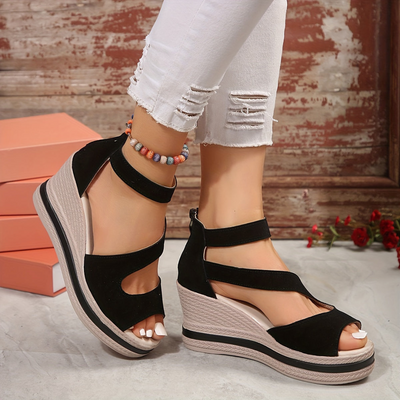 Ilsan | Sandales À Talons Pour Femme | Noir