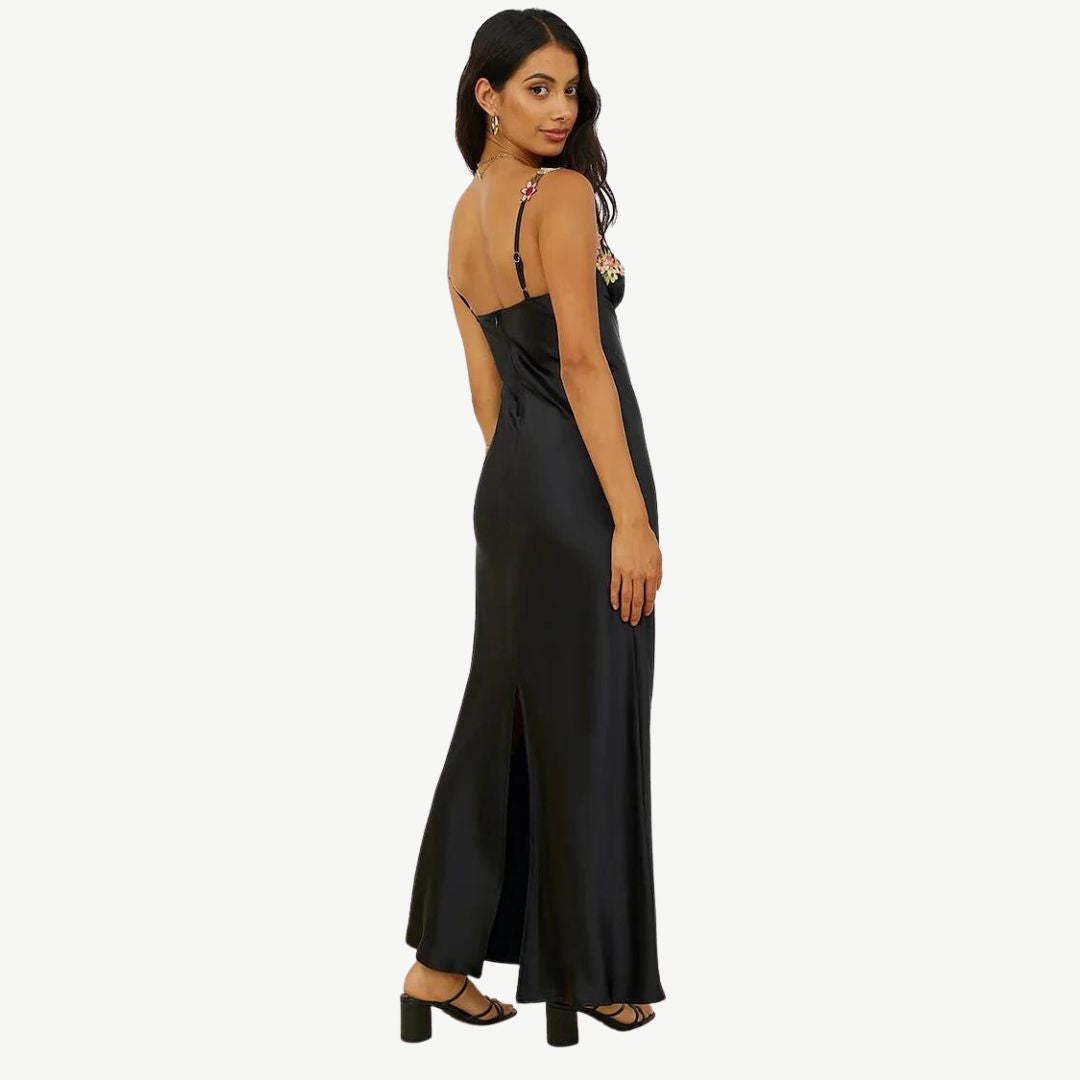 Asiya | Robe Maxi Bohème Brodée pour Femme