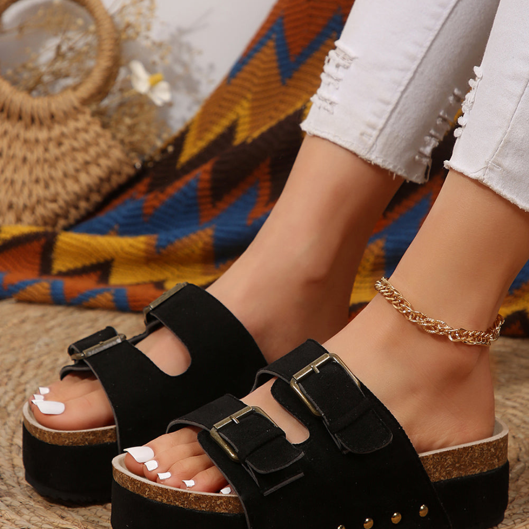 Xenia | Sandales Compensées Pour Femmes | Tendance