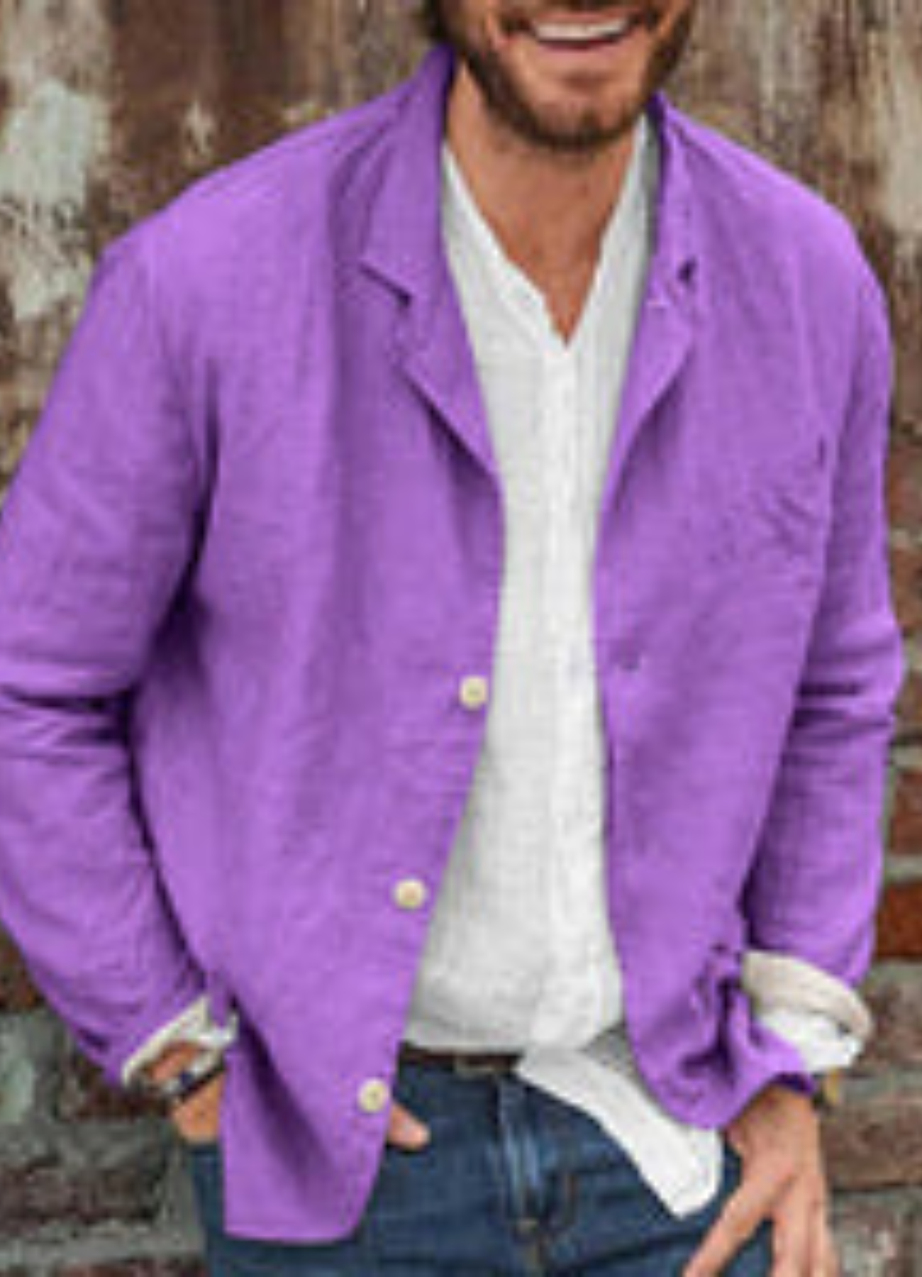 Vincent | Blazer Décontracté Pour Hommes | Longue