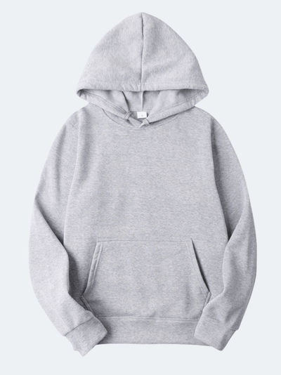 Sweat à Capuche Décontracté De Couleur Unie