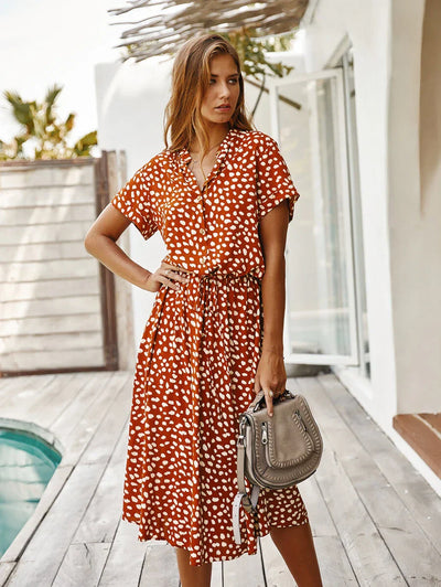 Odette | Robe Vintage été pour femme | Midi