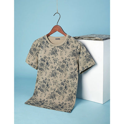 T-shirt homme à imprimé floral, coupe régulière - Mauro