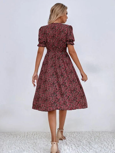 Emanuelle | Robe fleurie pour femme | Mini