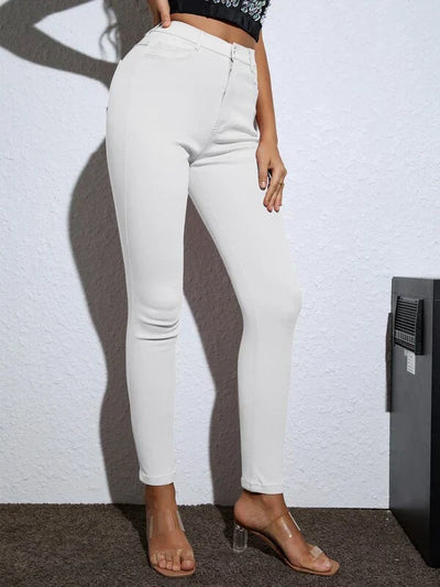 Noémie | Pantalon Maigre pour femme | Taille haute