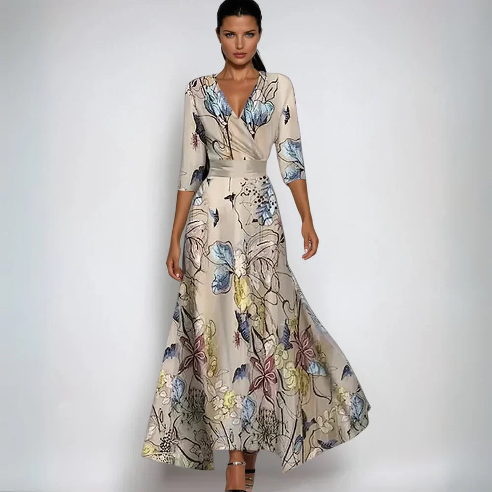 Emilia - Robe florale élégante