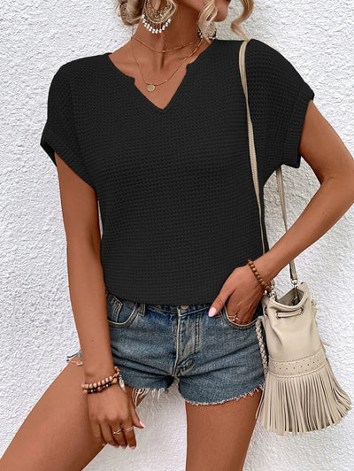 Jena | Top col en V pour femme | chic