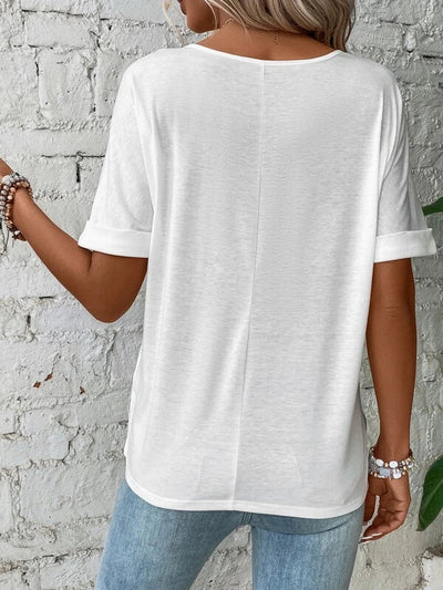 Bernadette | T-Shirt manche courte pour femme | blanc