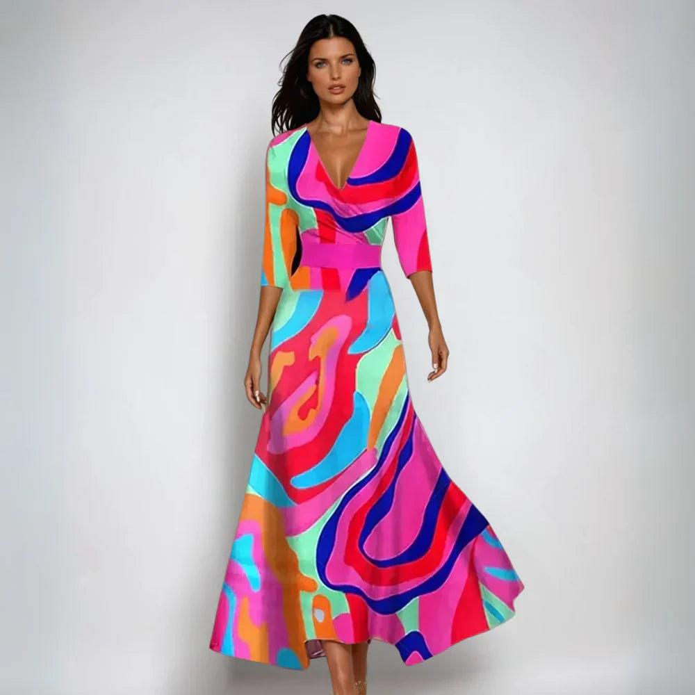 Emilia - Robe florale élégante