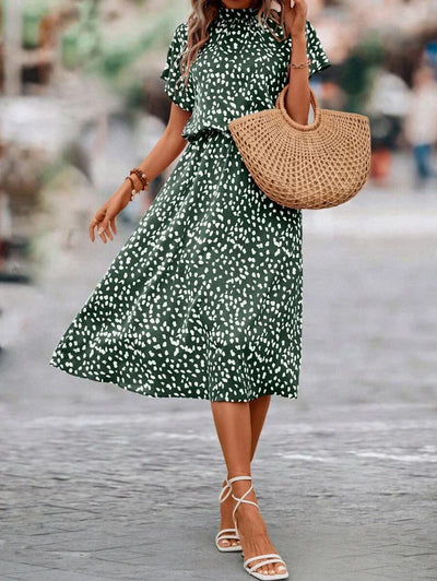 Ellie | Robe à manches courtes pour femmes | Midi