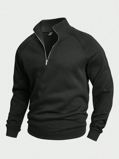 Marco - Pull demi-zip décontracté