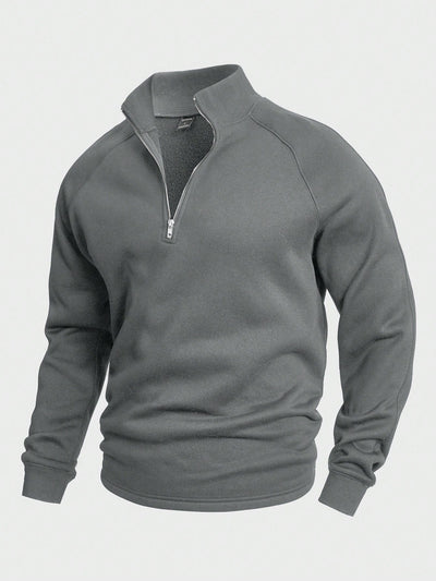 Marco - Pull demi-zip décontracté