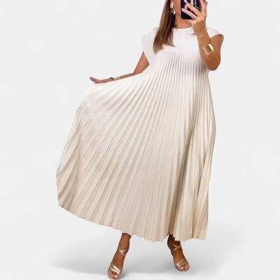 Edmonton Essence™ | Chic Pleated Dress + FREE Forever Bonded Bracelets